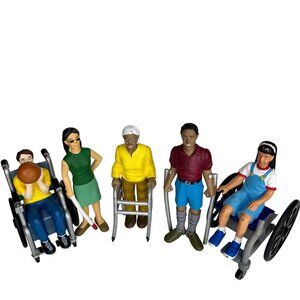 Lakeshore Miniland Figures diversity Creative Minds Diverse Abilities Posable